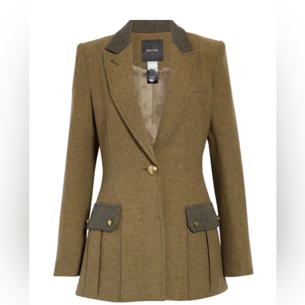 Smythe Cargo Pocket Longline Blazer, size 2 - Picture 6 of 8